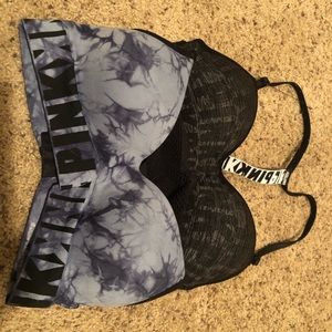 Two PINK Victorious Secret Bras!